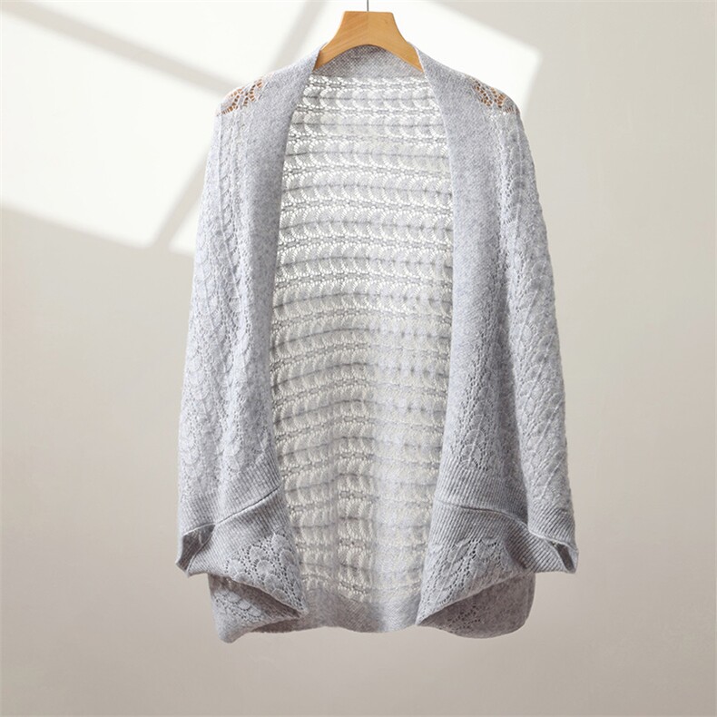 2025新款时尚舒适百搭开衫女士，女装针织衫/毛衣，喜润羊绒