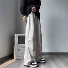 小众设计感降落伞兵裤男女秋季宽松运动风情侣休闲长裤~X1904-p40，男装休闲裤，星座601-2