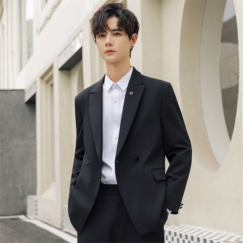 休闲西服男士套装外套高级感韩版修身痞帅小西服单件上衣2582P205，男装西服，电商A355（原A415）