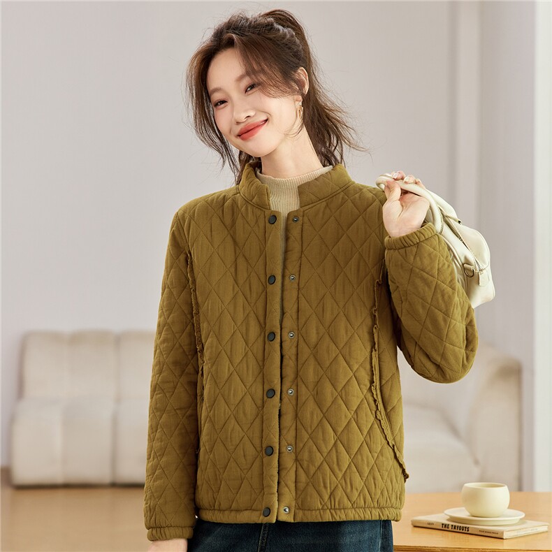 叶笙衣82586立领棉衣,女装棉衣/棉服,叶笙衣