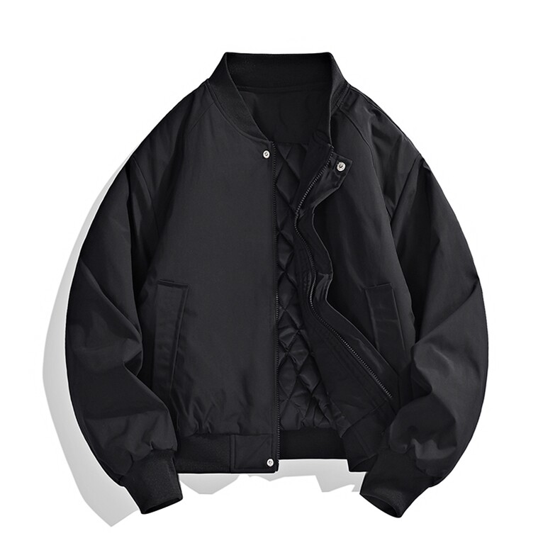 支持二开冬装加棉加厚夹克外套棉服男女立领棉衣棒球服M815-P65,男装夹克,电商A441
