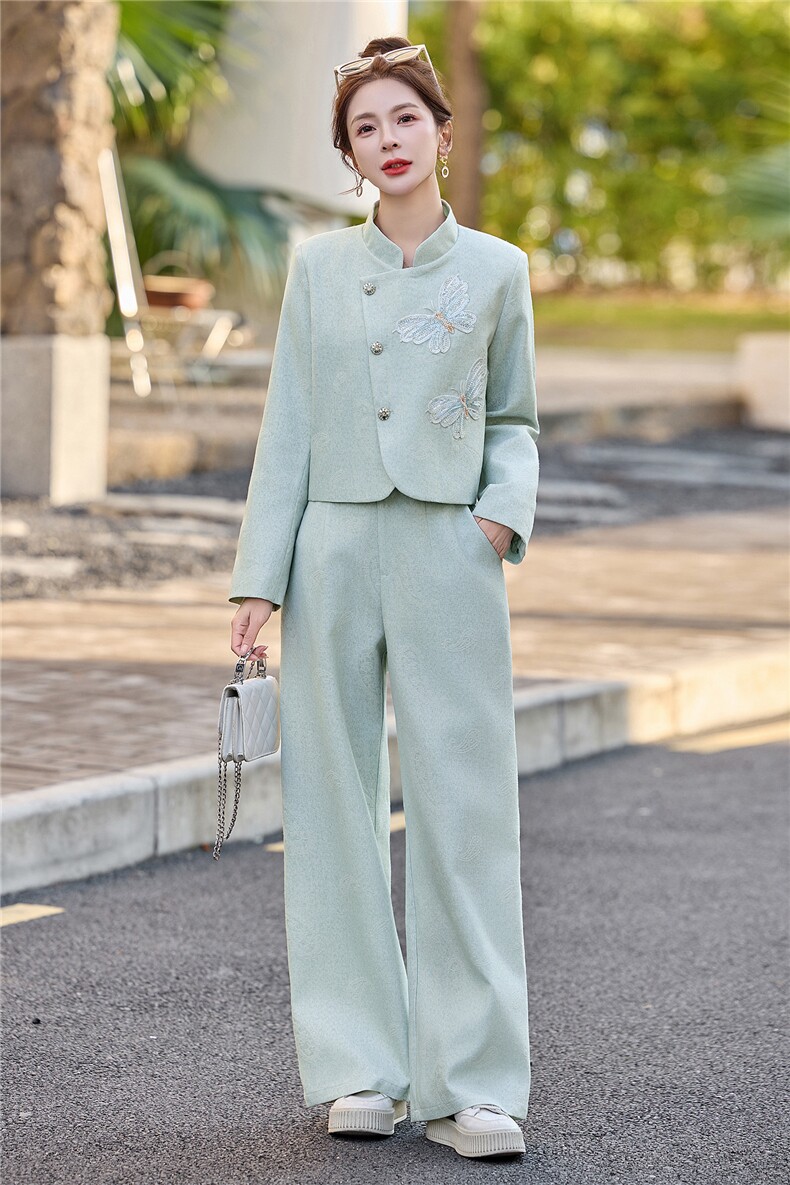 2026春季新款淑女气质御姐炸街两件套套装,女装套装/套裙,伊仟回