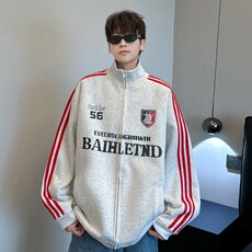 美式卫衣外套男初秋2024秋冬新款宽松春秋翻领开衫WY73/P50，女装短外套，星座506