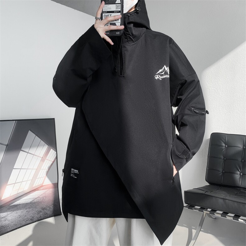 现货L到8XL2025秋季新款连帽冲锋衣夹克外套男加肥加大码胖子胖人,男装夹克,钱塘717(原712)