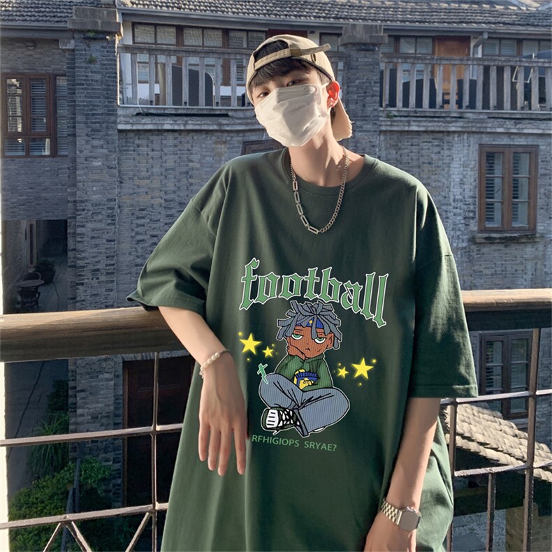 特P19控38230g重磅纯棉港风短袖t恤男DT3136,男装T恤,电商B370