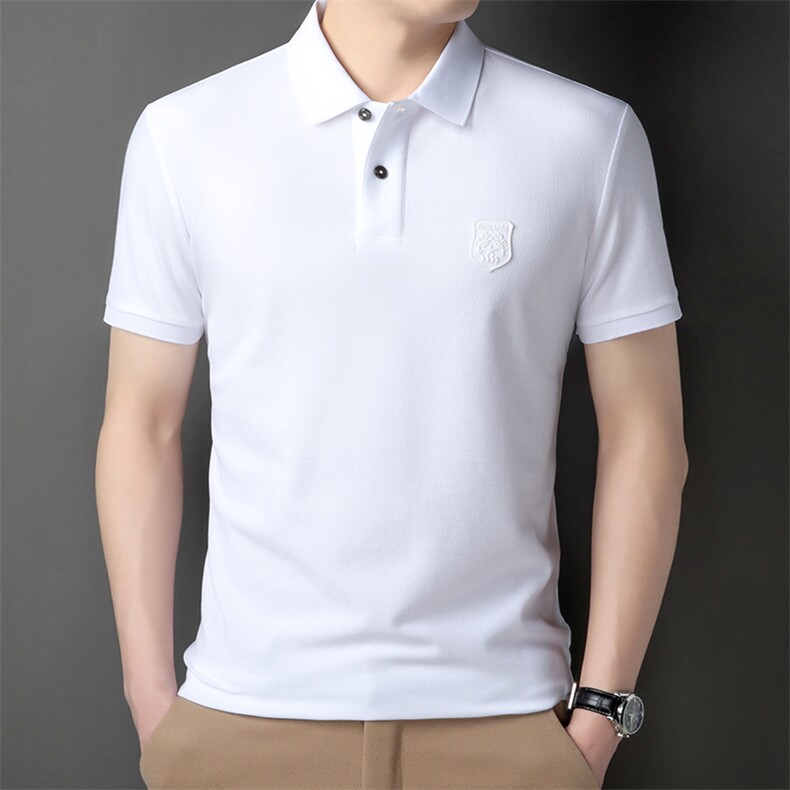 2024纯棉休闲款Polo衫男短袖夏季青年百搭T恤男上衣HP7750-P55,男装T恤,星座1105-3