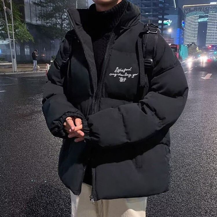 棉衣男生冬季2025新款高街潮牌棉袄子羽绒面包棉服装加厚保暖外套图片