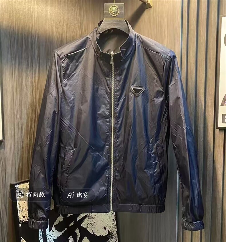 (网络图)双面穿休闲欧货立领外套高档户外上衣313B-JK2506-P105,女装短外套,星座313B