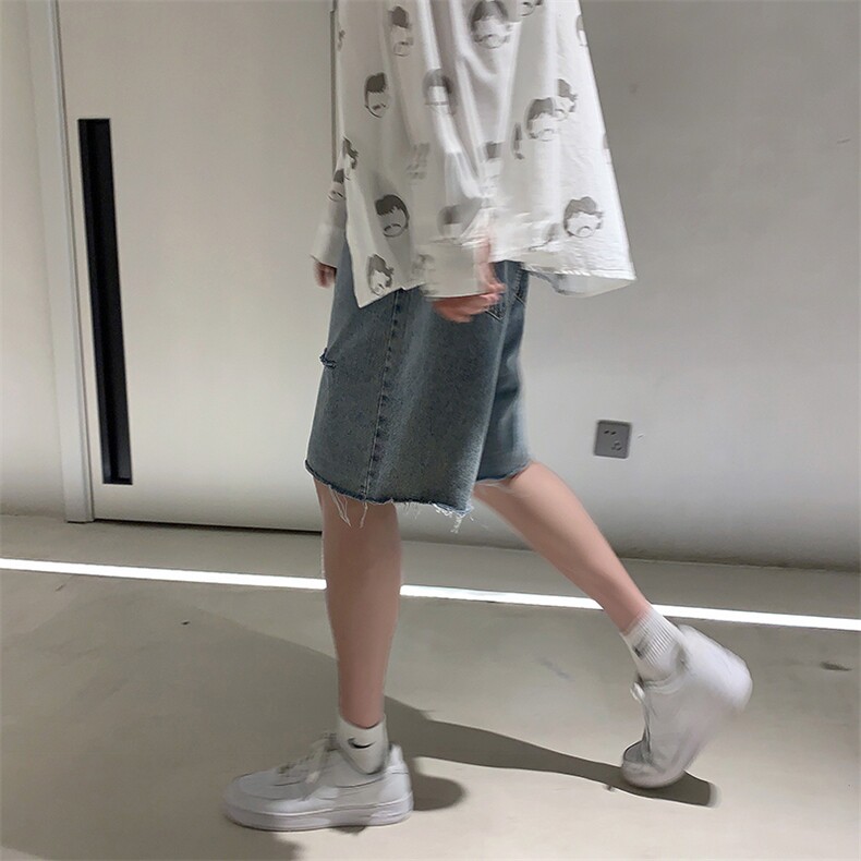 潮流春季牛仔裤男牛仔短裤D685P38,男装牛仔裤,星座1116-2