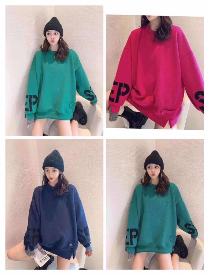 加绒欧货卫衣，女装卫衣/绒衫，依露奇