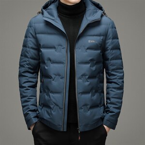 2023冬季中年男士休闲连帽羽绒服保暖防寒羽绒外套YYYR17-P280，男装羽绒服，电商B212（原钱塘6029）