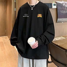 抖音得物供货量大从优可提供视频美式长袖T恤CT696特P25，男装T恤，电商A486-1