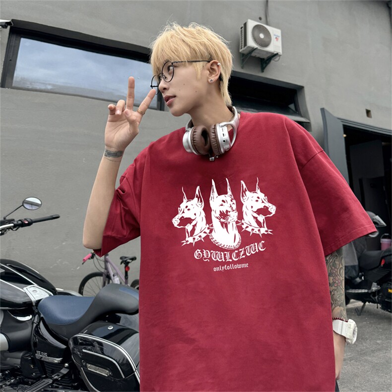 220G夏季新款纯棉圆领短袖T恤DT425-特P19控38,男装T恤,电商B370