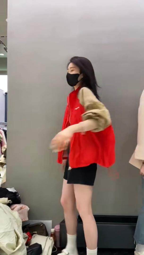 韩系撞色设计洋气小字母防晒小外套,女装其它,L·H·X