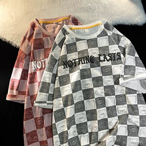 夏季新款韩版宽松港风NIS男士T恤短袖TC3112-P27图片