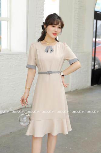 连衣裙加色，女装连衣裙，莲佳妮