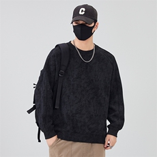 数据款2025秋季新款圆领套头男款卫衣B250-WY988020-P65，男装卫衣，电商B240