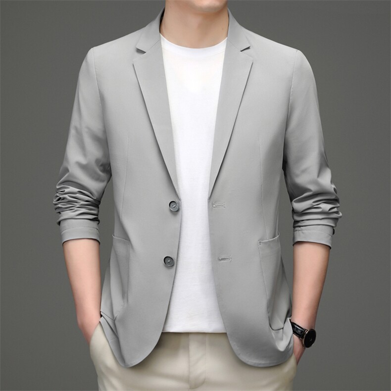 D-A288秋冬新款男士西服薄款商务休闲男装外套通勤外衣，男装西服，电商B360