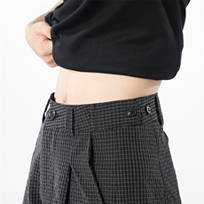cleanfit黑色格子弯刀裤男款夏老钱风格纹阔腿裤子休闲宽松西装裤，男装休闲裤，电商B258