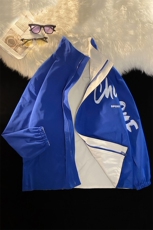 2025春季新款双面穿夹克男宽松休闲翻领印花棒球服外套JK6001-P78，男装夹克，星座207