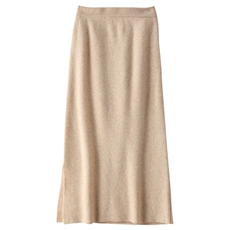 秋冬季羊毛POLO领上衣侧开衩H裙简约优雅套裙，女装套装/套裙，君贝羊绒