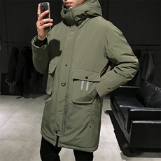 含ins冬季新款中长款商务休闲羽绒服男DS-B293-F703，男装羽绒服，电商A306