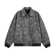 2026春节新款得物品质休闲皮夹克飞行服皮衣男外套PY237-P50，男装夹克，星座1402-2