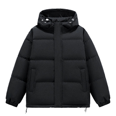 三防面料冬季新款简约纯色宽松休闲百搭连帽面包服MY8555-P60特，男装卫衣，星座610（原A335）