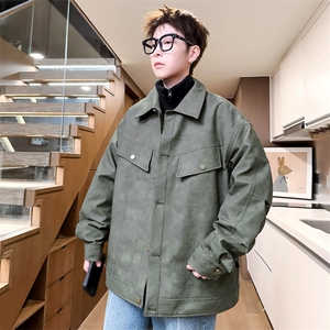 三合一加绒加厚皮棉衣男冬季翻领棉服扣子棉袄A266-PYT0091-P135图片