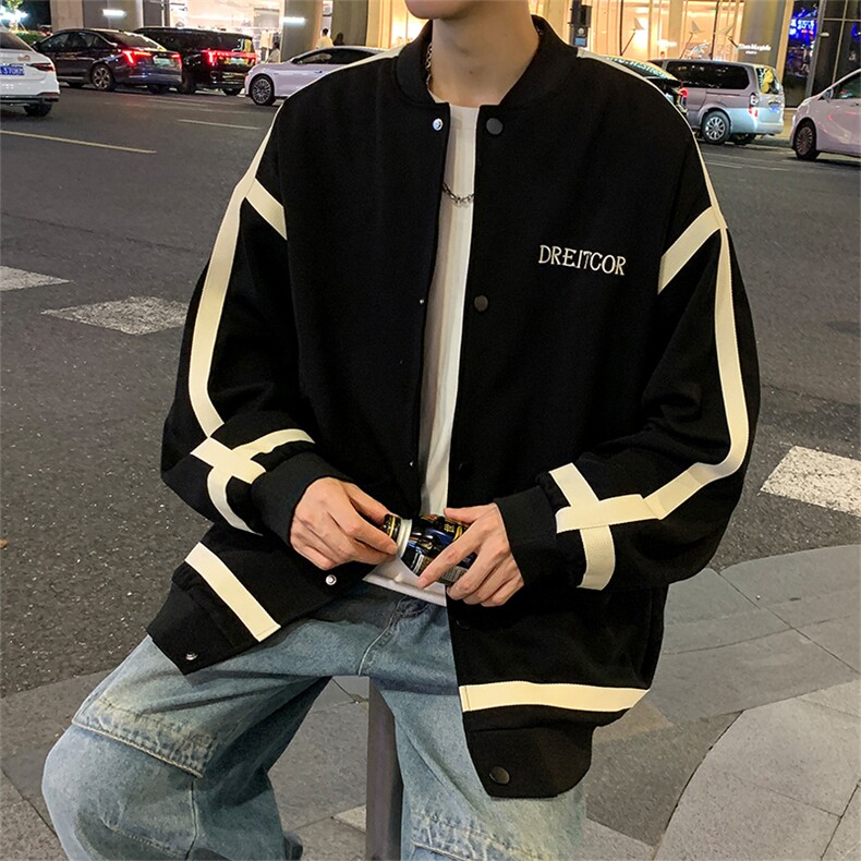 春季棒球服男女新款夹克休闲外套XZ102B-1-JK2609P85图片