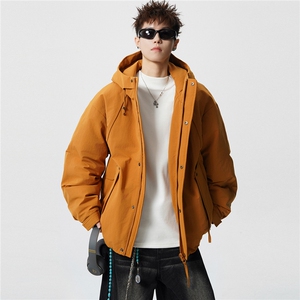 M-3XL B353 3815 P220 黄连帽2025冬羽绒服【标50控活动价338】图片