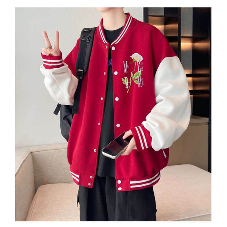J9936-P70美式嘻哈高质量刺绣宽松潮牌棒球服夹克,男装夹克,星座617A-2