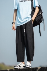 2025夏季新款潮牌百搭直筒阔腿裤休闲小脚九分裤男2533-P40控59，男装休闲裤，电商C305A