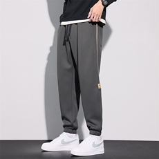 卫裤男秋冬季美式潮牌宽松束脚条纹运动长裤子D5039-P50/加绒P60，男装休闲裤，星座509