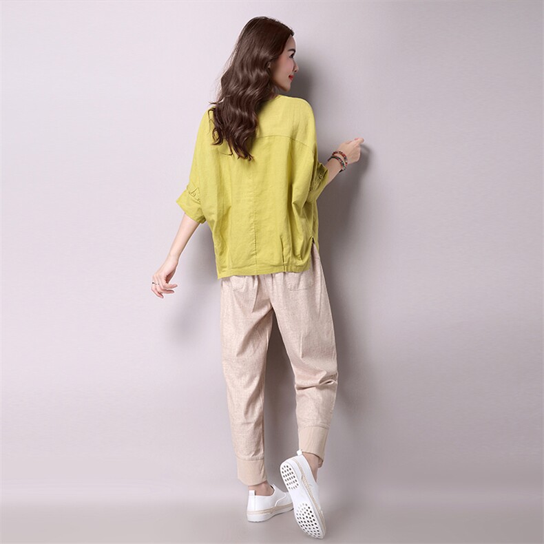 麻扎花抽褶立体装饰做旧文艺2021年夏季两件套,女装套装/套裙,独衣靓