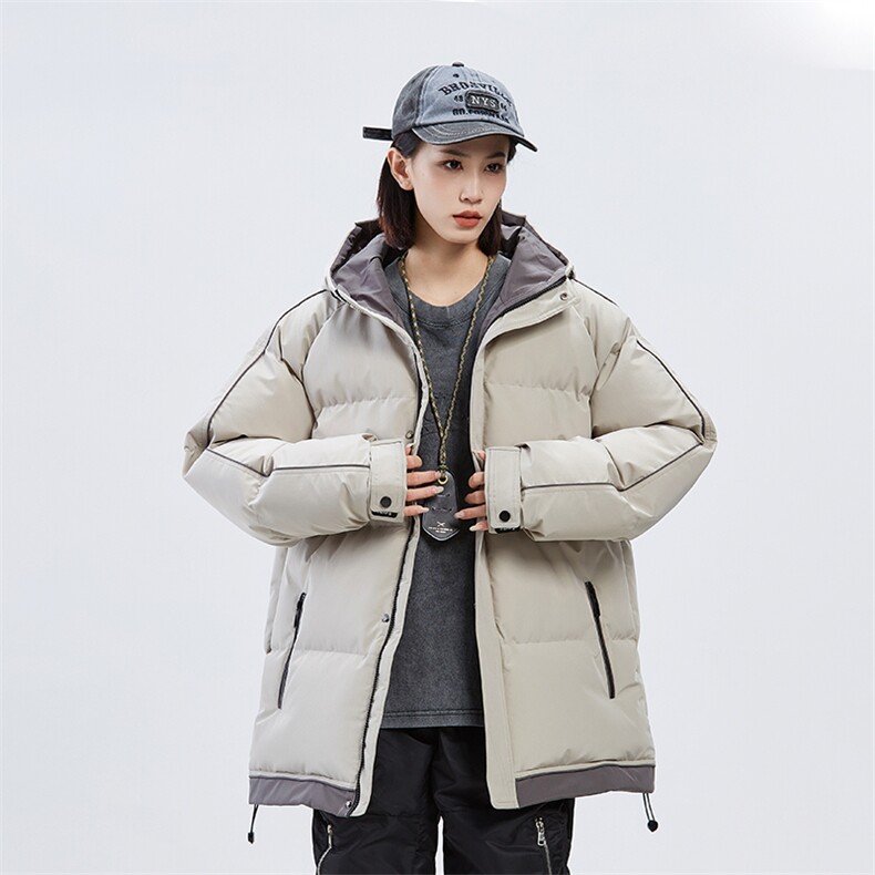潮牌无影墙新款连帽棉服潮流保暖棉衣M081-P90图片