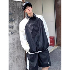 潮流潮牌宽松百搭男女美式简约刺绣套装搭配一整套TZ066，男装休闲套装，星座1116A（原606A-3）