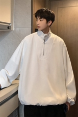1港风华夫格金属拉链装饰大码M-5XL潮外套卫衣男WY8758P65控88，女装短外套，星座226-2