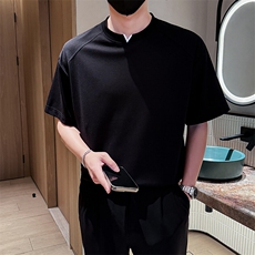 夏打底衫纯色百搭纯色圆领T恤短袖社会小伙A236-82537-特P38，男装T恤，电商A236