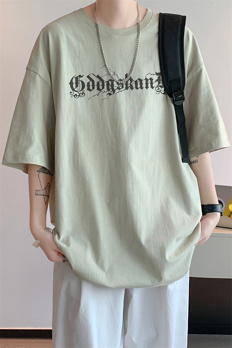 已注册/夏季内景重磅情侣宽松短袖T恤男潮休闲打底衫DT00573/P25,男装T恤,电商B316