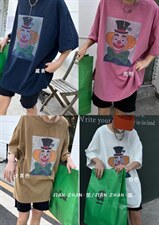 春季新款图案大版休闲T，其它，JIAN.Z 简.站