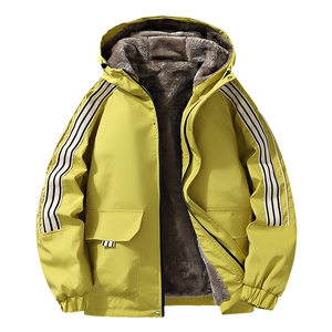 棉服夹克秋冬新款三条杠棉衣立领保暖加厚外套 A436-5801-P90图片