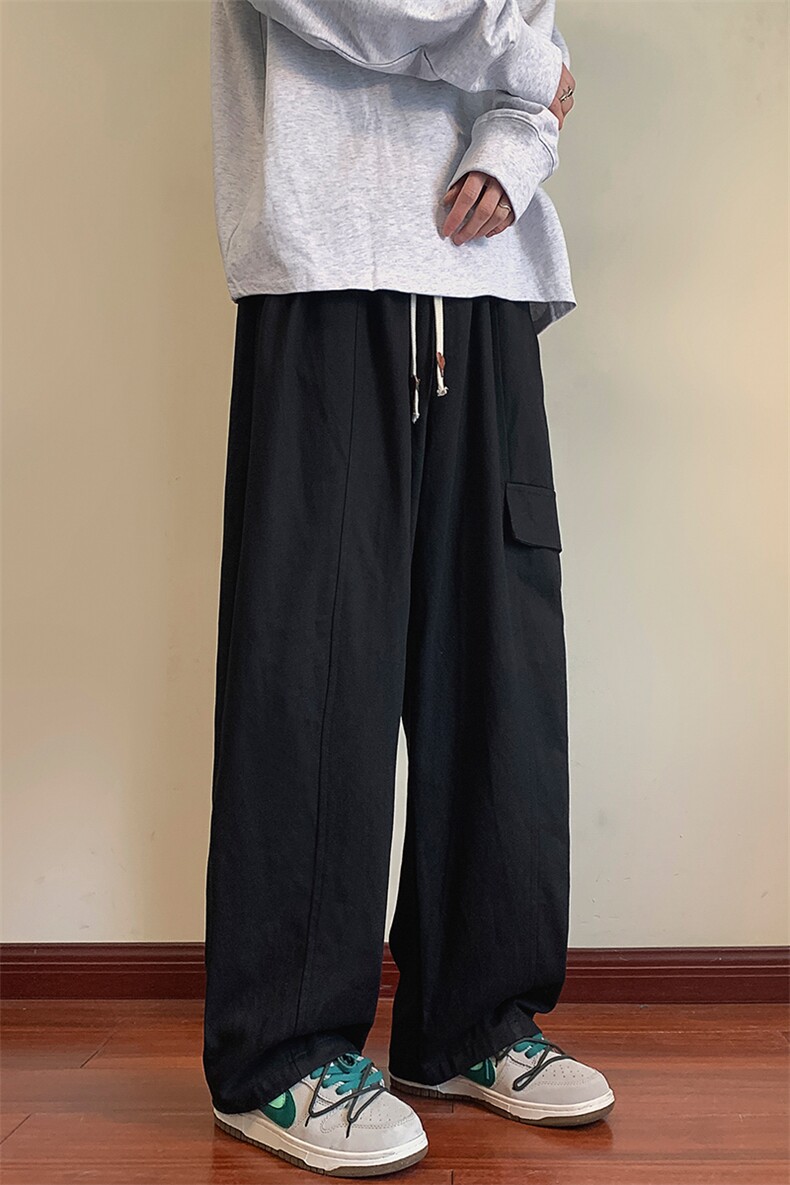 8XL-M特大码工装裤男长裤时尚潮牌宽松型纯色美式休闲裤K925P60,男装休闲裤,电商D206-1
