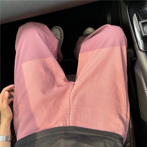 DN615-P48美式水洗直筒宽松阔腿牛仔裤男女同款新款拖地裤图片