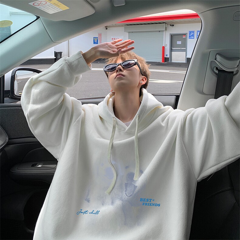 连帽卫衣男大码胖子帽衫大号运动服WY2455-P35,男装卫衣,电商A040