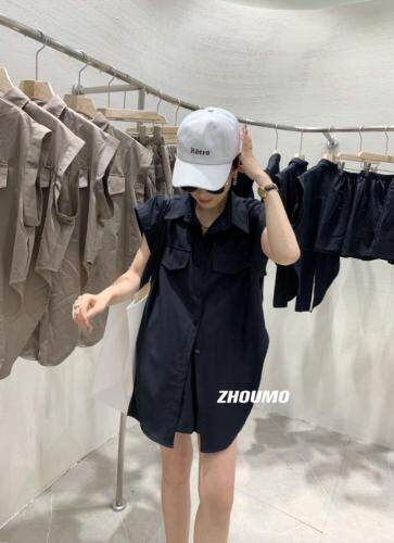 夏季补单款简约大气两件套，女装，周末