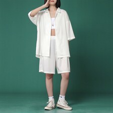 中性运动短袖t恤套装休闲短裤两件套TZ001-特批55控价：（88）,男装休闲裤,星座718-1