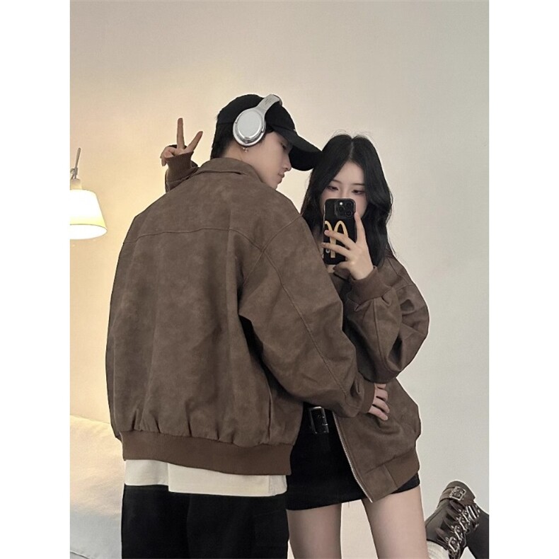 网图美式潮牌PU皮夹克重磅复古皮衣外套A025-GY18556-P60夹棉70,男装夹克,电商A025