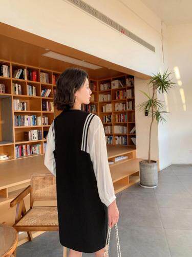 【现货】2021春季新品韩版时尚连衣裙，女装连衣裙，荷塘月色