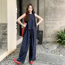 上新牛仔印花套装2C115-2317-P155-K228，女装套装/套裙，2C115